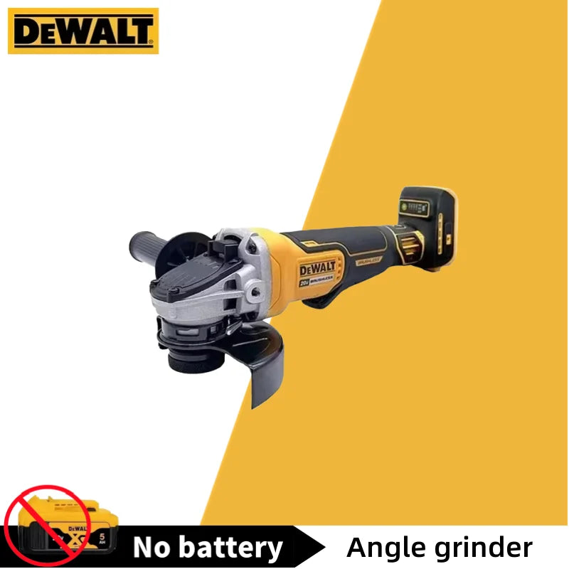 Polizor unghiular DEWALT 20V MAX fără fir, cu comutator tip paletă, model DCG416B – Polizor unghiular fără perii de 125 mm, 9000 RPM, alimentat cu baterie litiu
