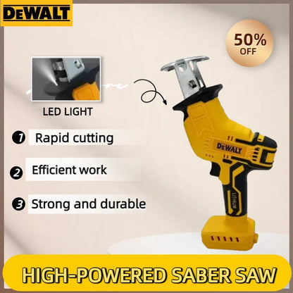Fierăstrău reciproc fără fir DEWALT 20V Brushless – 2800 RPM / 3999 W, proiectat pentru tăierea metalului, lemnului și țevilor – sculă electrică de performanță