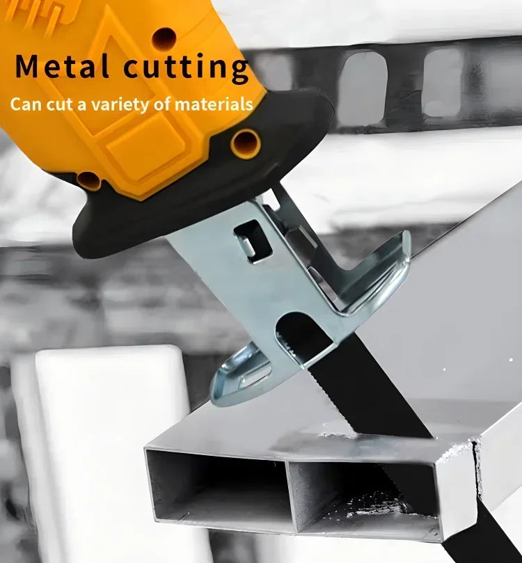 Fierăstrău alternativ fără fir DEWALT 20V Brushless – Fierăstrău electric multifuncțional pentru tăierea metalului, lemnului și țevilor, viteză 2800RPM, unealtă electrică profesională