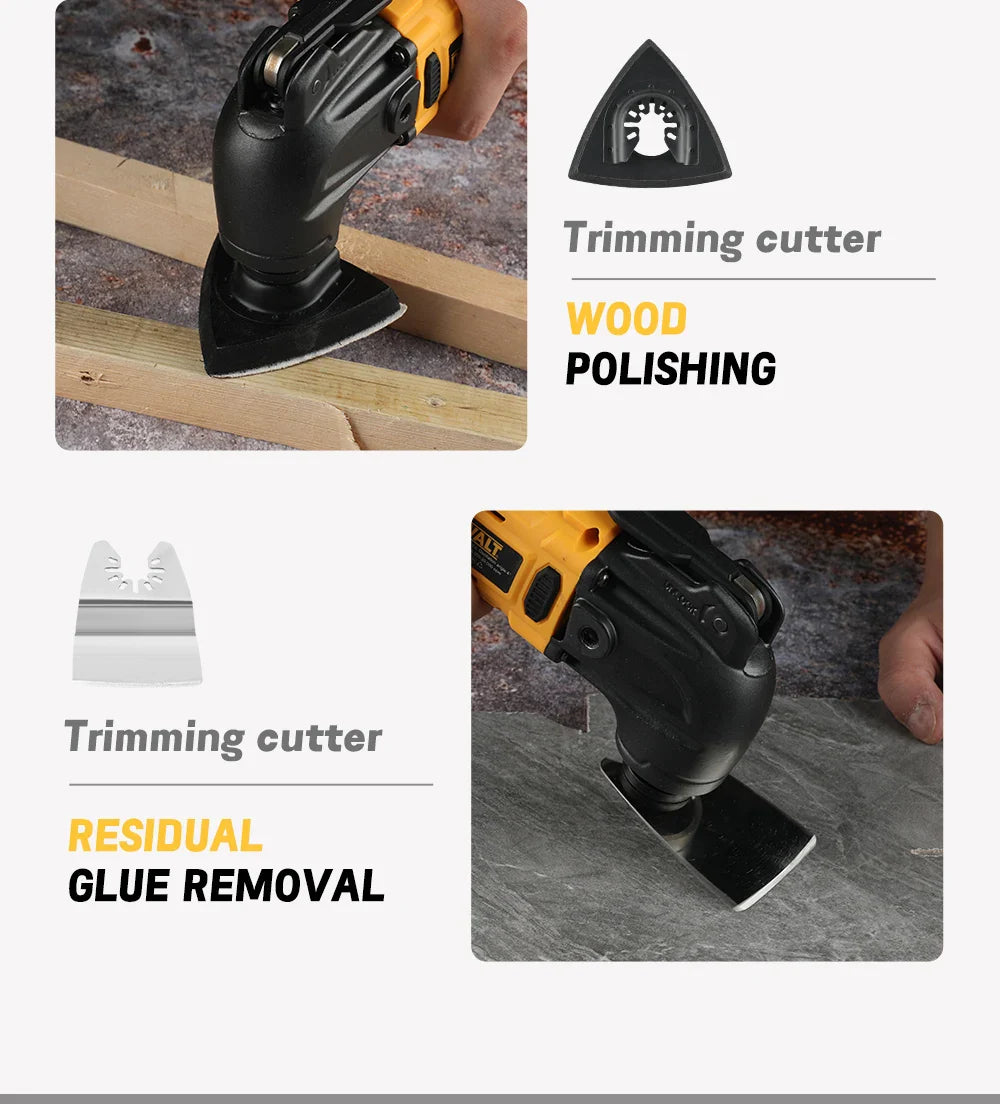 Sculă multifuncțională DEWALT fără perii, cu eliberare rapidă – Mașină electrică reîncărcabilă pentru tăiere și prelucrare de precizie