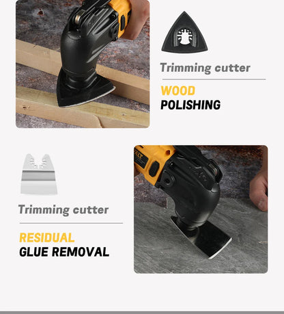 Sculă multifuncțională DEWALT fără perii, cu eliberare rapidă – Mașină electrică reîncărcabilă pentru tăiere și prelucrare de precizie