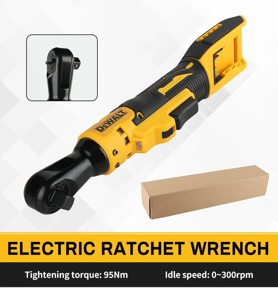 Cheie unghiulară fără perii DEWALT 20V – Cuplu ridicat de 95 N·m, 2500 RPM, design compact pentru întreținerea automobilelor