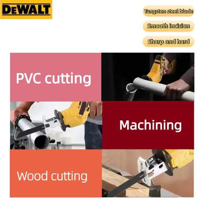 Fierăstrău reciproc fără fir DEWALT 20V Brushless – 2800 RPM / 3999 W, proiectat pentru tăierea metalului, lemnului și țevilor – sculă electrică de performanță
