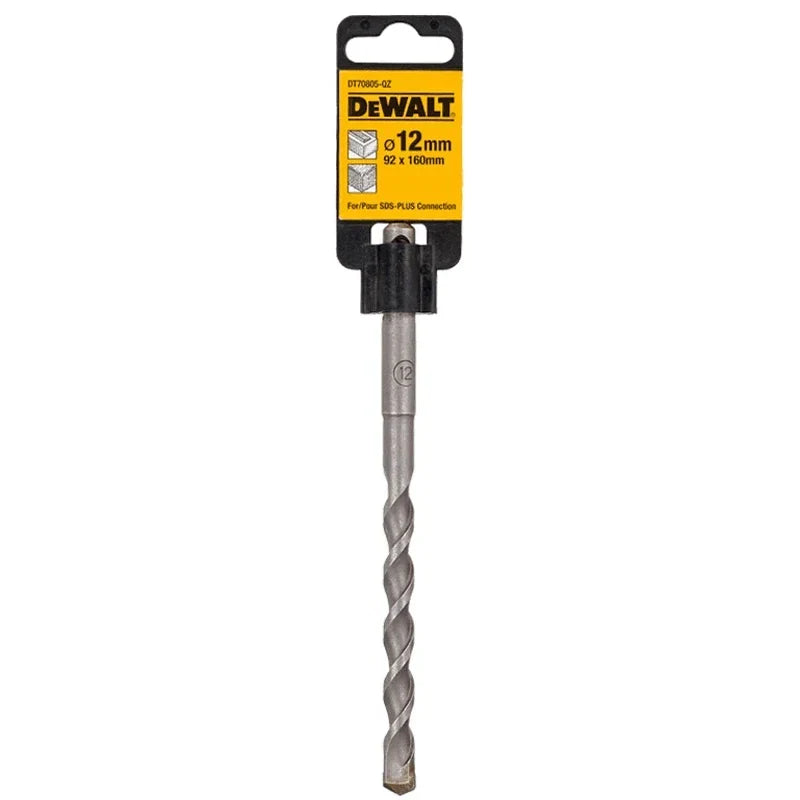 Burghiu original DEWALT Twist Drill Bit DT9635 / DT9641 / DT9644 / DT9648 – SDS Plus, rezistent, pentru ciocan electric (vândut separat), piesă de sculă electrică profesională