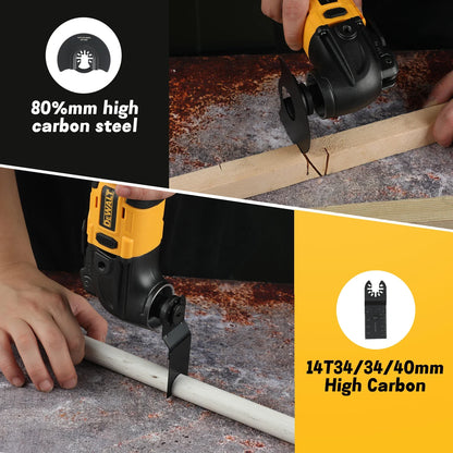 Sculă multifuncțională DEWALT fără perii, cu eliberare rapidă – Mașină electrică reîncărcabilă pentru tăiere și prelucrare de precizie