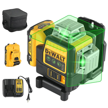 Nivelă laser DEWALT DW089LG – Laser 360° profesional pentru construcții, instrument de măsurare de înaltă precizie, fără fir și reîncărcabil