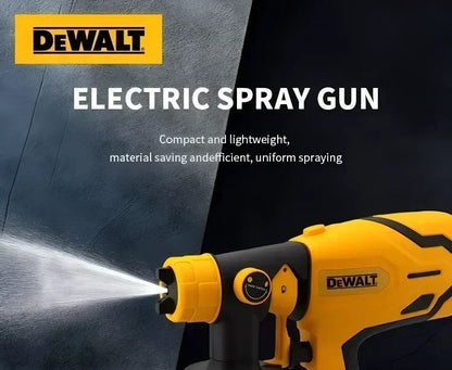 Pistol de vopsit electric fără fir DEWALT 800ML – Pulverizator portabil de vopsea cu putere ridicată, ideal pentru automobile și mobilier, compatibil cu bateriile DEWALT.