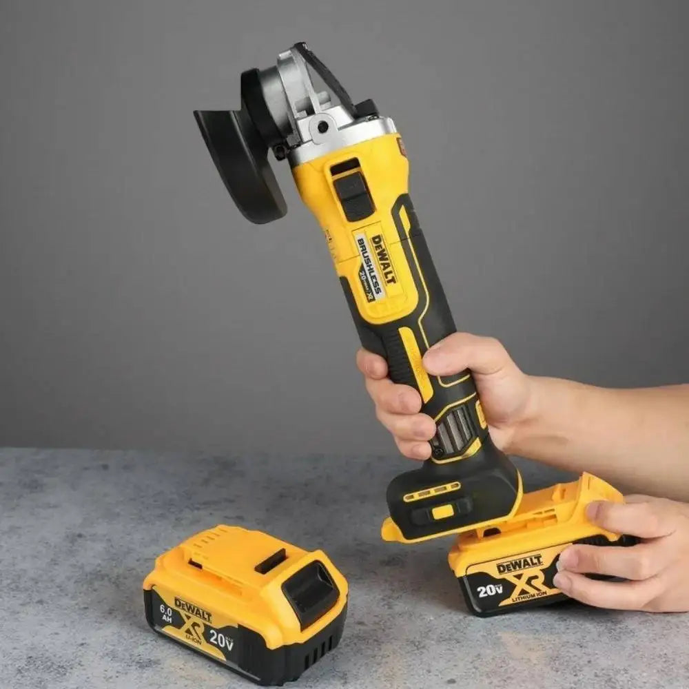 Polizor unghiular DEWALT 20V MAX fără fir, cu comutator tip paletă, model DCG416B – Polizor unghiular fără perii de 125 mm, 9000 RPM, alimentat cu baterie litiu