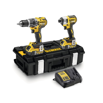 Bormașină cu percuție și șurubelniță cu impact DEWALT fără perii (Brushless)